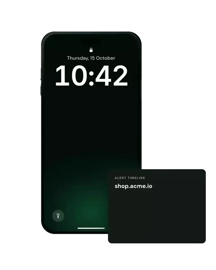 Statixoup downtime and recovery alerts shown on a phone as a voice call, SMS and WhatsApp messages